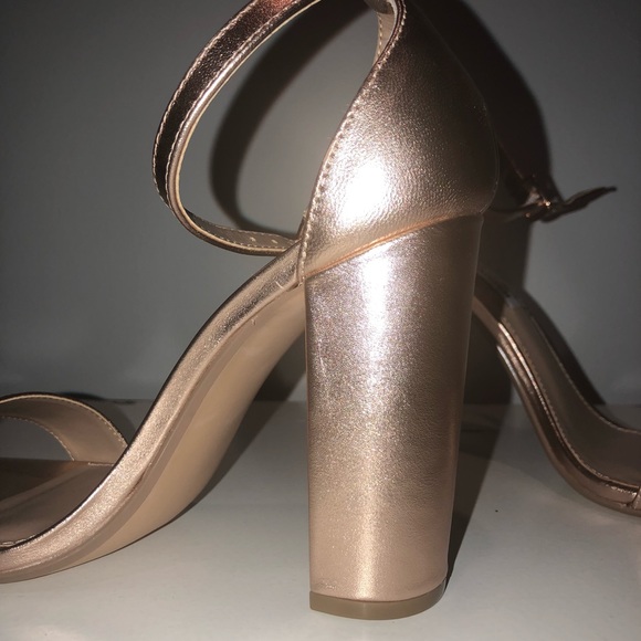 STEVE MADDEN NEVER WORN 8 1/2 ROSE GOLD HEELS - Picture 3 of 5